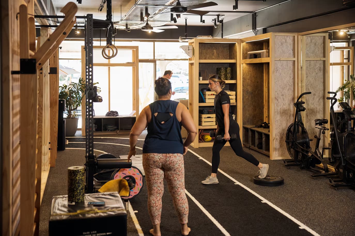 Gym floor at Adapt Health and Performance in North Sydney